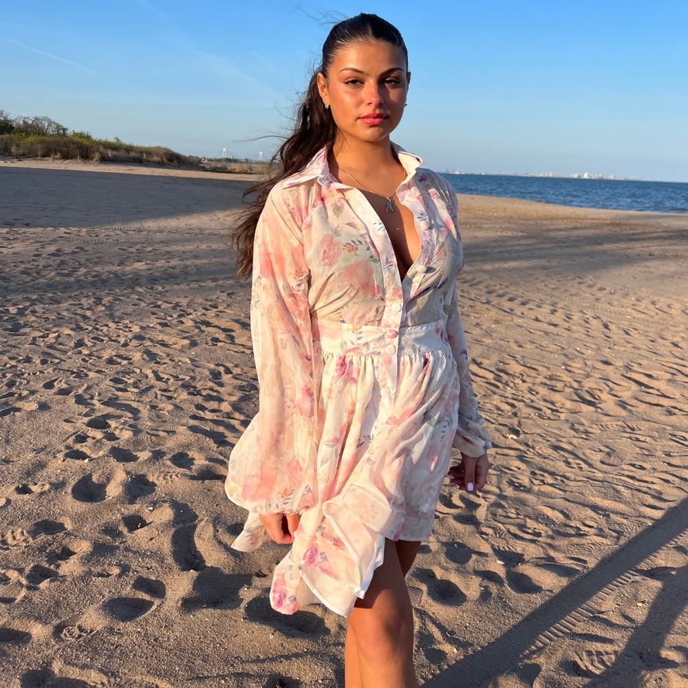 Beautiful flower dress  M
